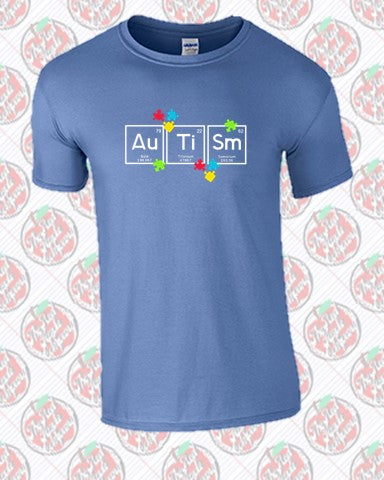 Autism Periodic Table white