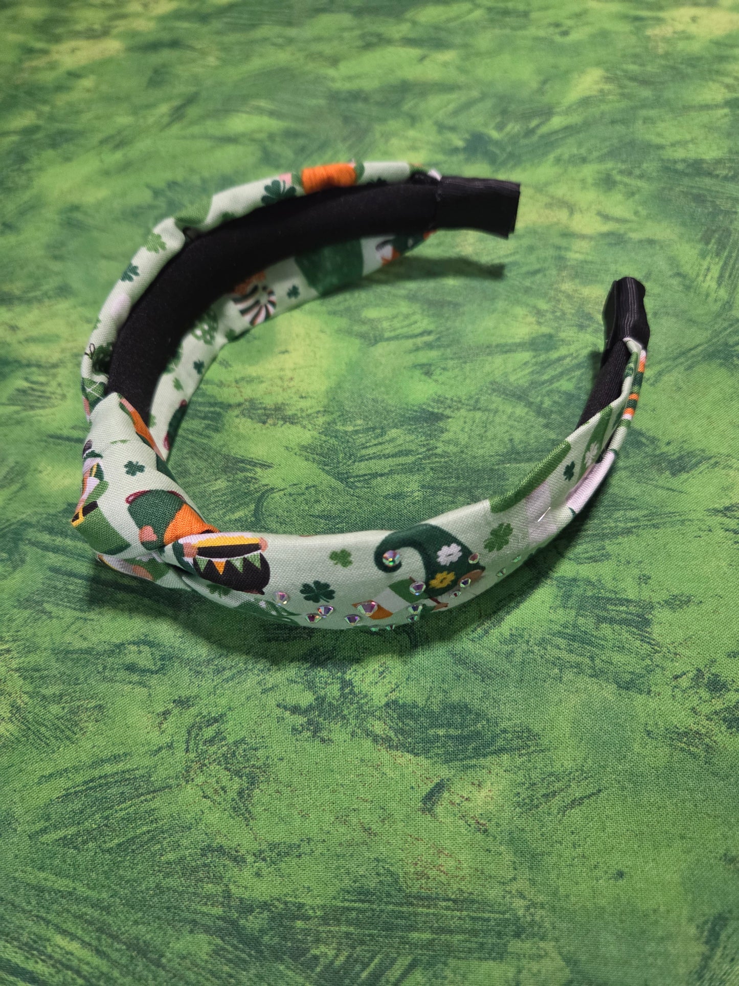 Gnomes Shamrock Headband