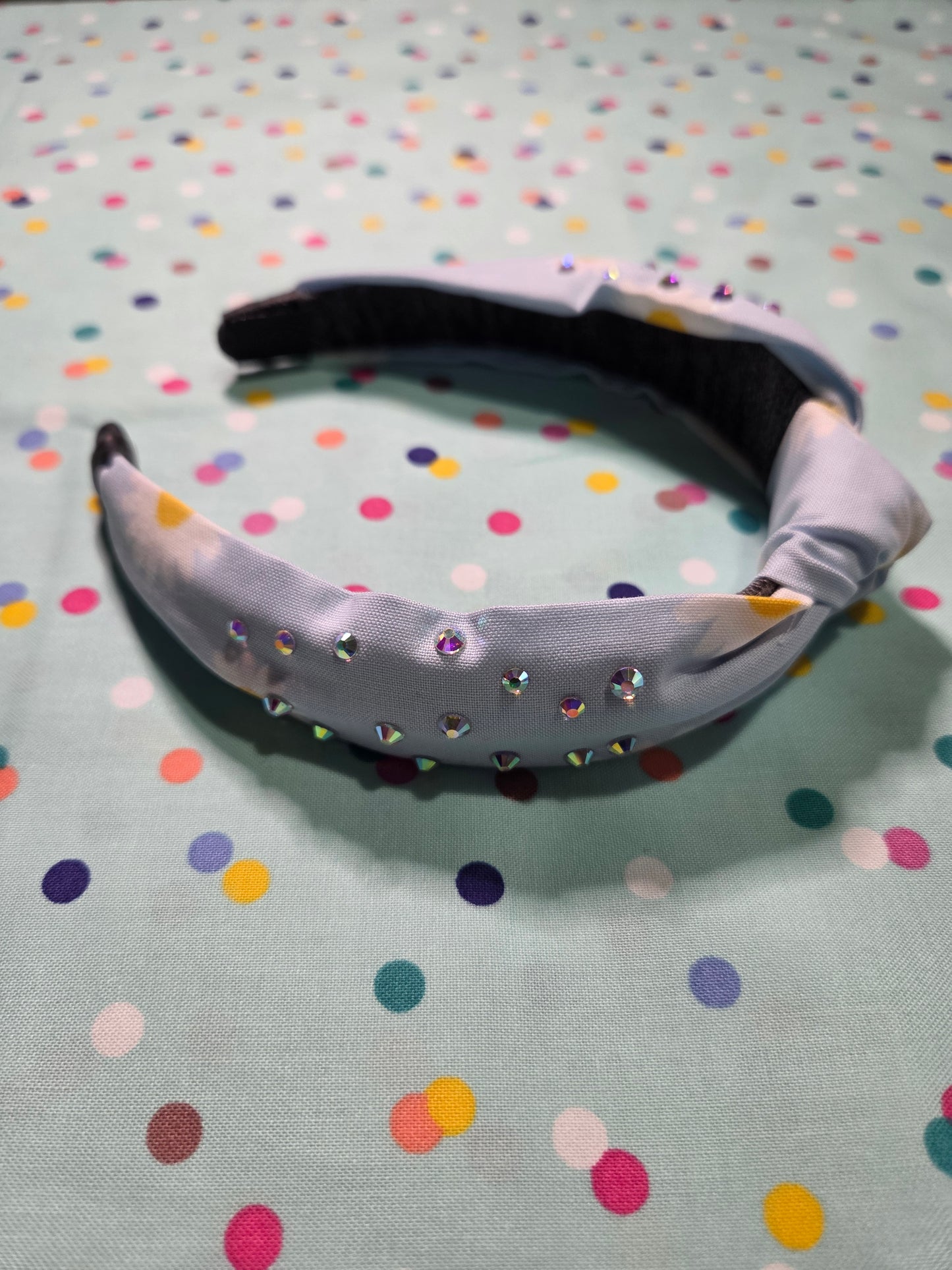 Light Blue Daisy Headband