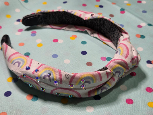 Rainbow Pink Pastels Headband