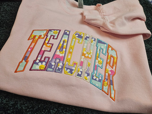 Teacher Smiley-Sweatshirt