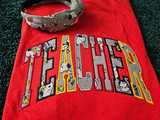 Teacher-School Snoopy-T-Shirt