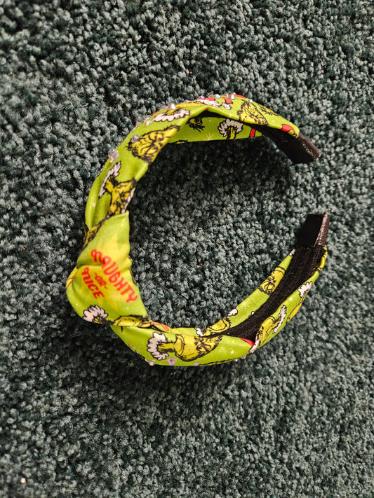 The Grinch Headband Green HB