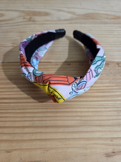 School Items Pink Headband