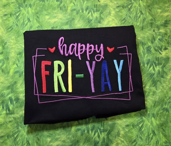 Fri-yay -Embroidered