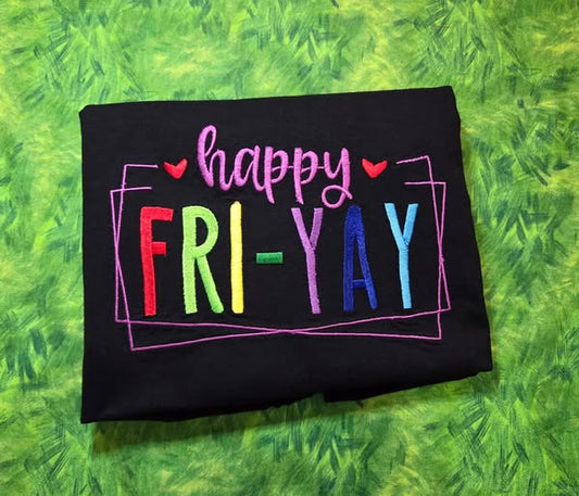 Fri-yay -Embroidered