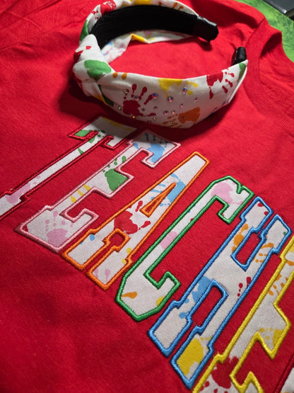 Paint Hands Embroidered