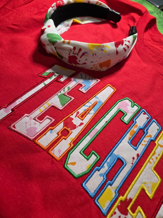 Paint Hands Embroidered