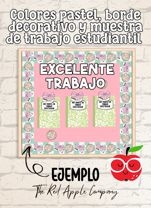 Bordette y Trabajo Estudiantil - Colores Pastel