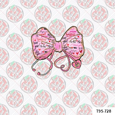 Valentine's Nurse Bow