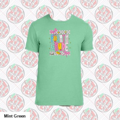 Fourth Grade Coquette Checkered