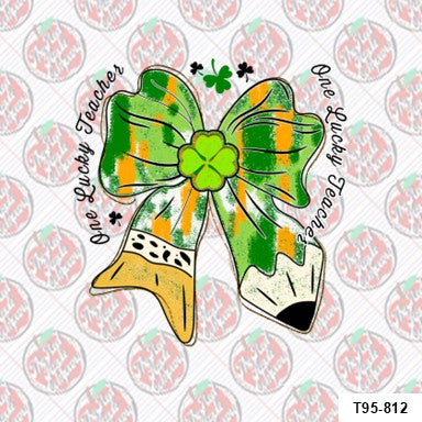 Bow Pencil St. Patrick's Day