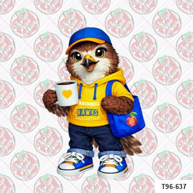 Macdonell Hawks Mascot