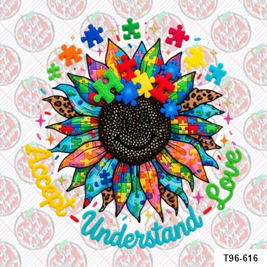 Autism Sunflower