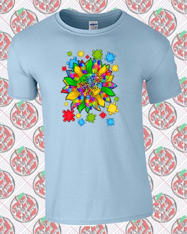 Autism Sunflower