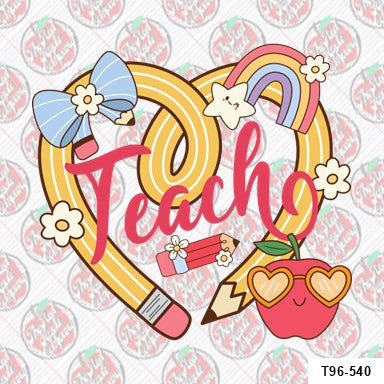Teach Heart Pencil