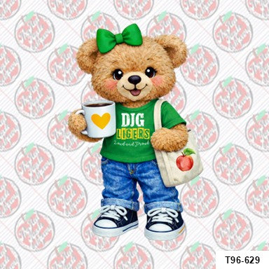 DJG Ligers Bear Mascot