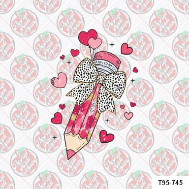 Valentine's Day Pencil