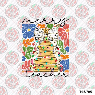 Merry Teacher-Sweatshirt