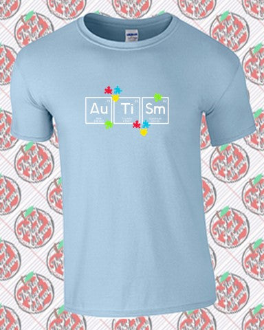 Autism Periodic Table white