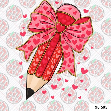 Hearts Pencil
