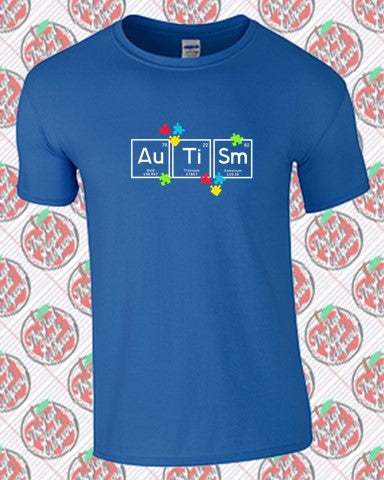 Autism Periodic Table white