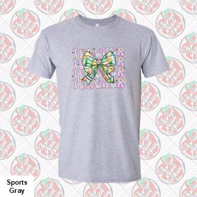 Spring Colors Pencil Bow