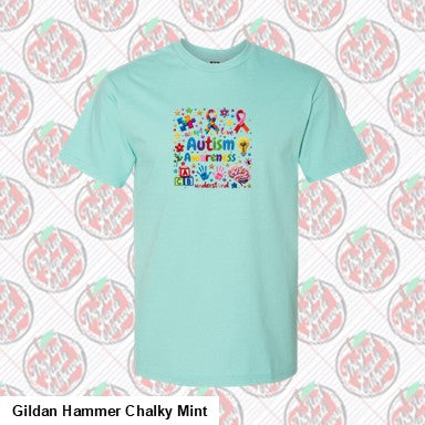 Autism Awareness Faux Chenille