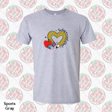 Pencil Heart Apple