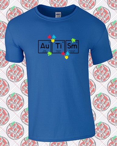 Autism Periodic Table Blk