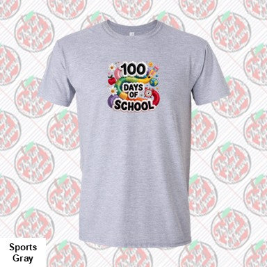 100 Days of School Faux Embroidered