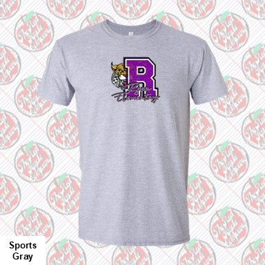 Ryan Elementary  Purple “R” Shirt