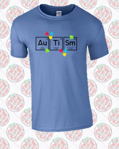 Autism Periodic Table Blk