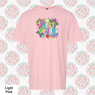 First Grade Retro Checkered