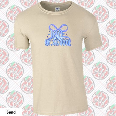 100 Days of School Blue Coquette