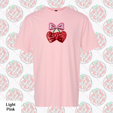 Faux Sequins Cherries