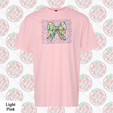 Spring Colors Pencil Bow