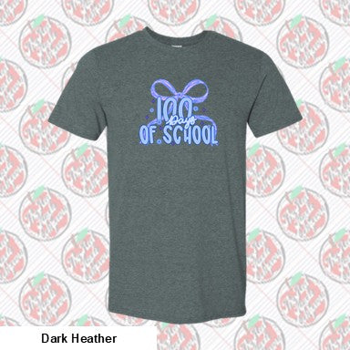 100 Days of School Blue Coquette