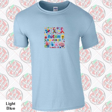 Autism Awareness Faux Chenille