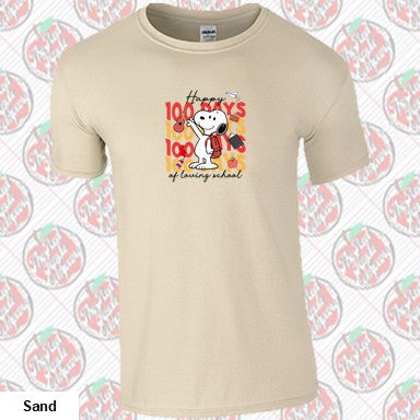 100 Days of Snoopy Loving School Orange
