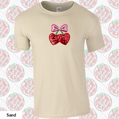 Faux Sequins Cherries