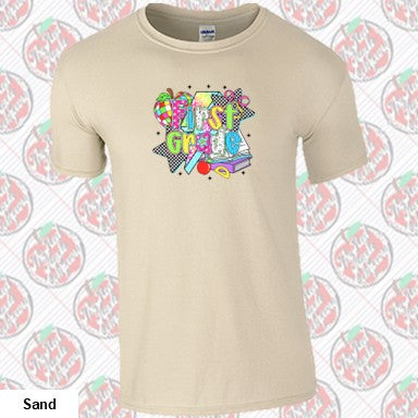 First Grade Retro Checkered