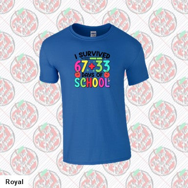 I survived 67+33 days of school