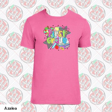 First Grade Retro Checkered