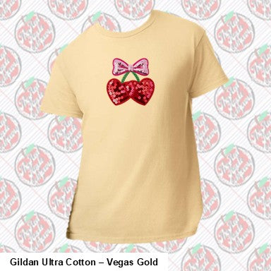 Faux Sequins Cherries