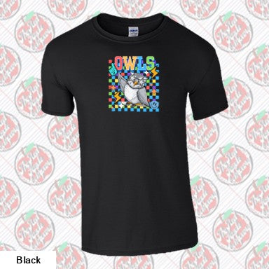 Owl Mascot Retro