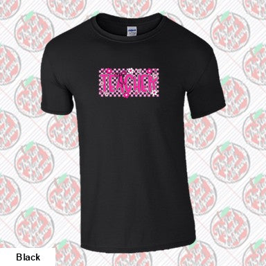 Teacher Checkered Pink Coquette