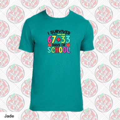 I survived 67+33 days of school
