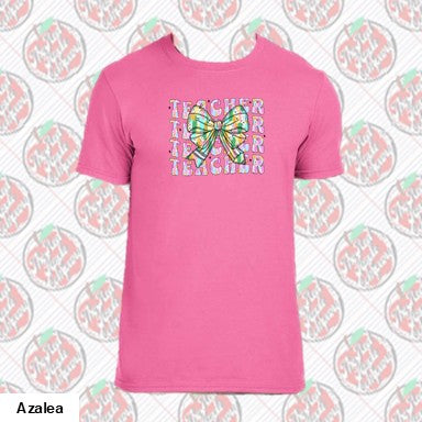 Spring Colors Pencil Bow