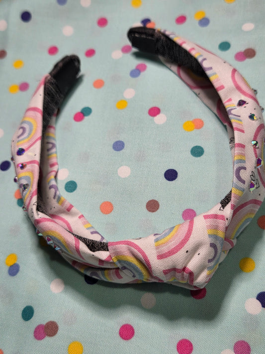 Rainbow Pink Pastels Headband